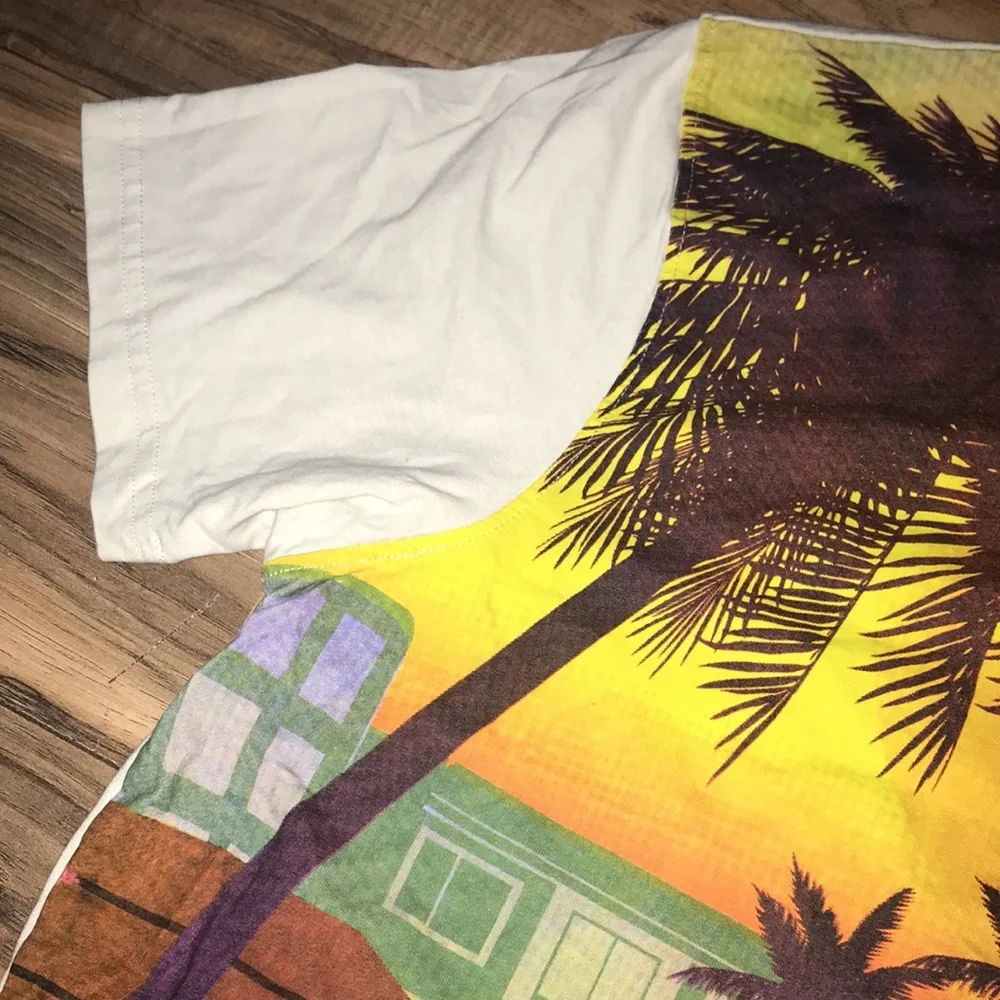 Kappa colorful tropical short sleeves tshirt size XL - Picture 4 of 14